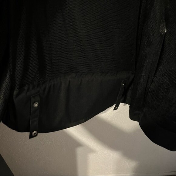 Black Street & Steel Zip Up Armored Motorcycle Jacket, Size 5XL - Picture 6 of 9
